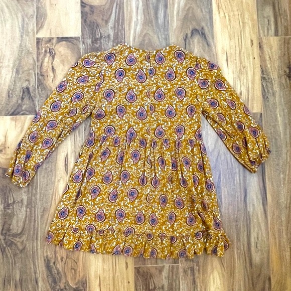 2 Girls Dresses/Tunics Bundle // Floral Red and yellow orange // Size 8 girls - Picture 3 of 7